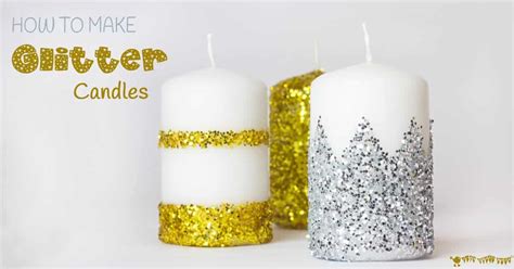 How To Make Glitter Candles Kids Craft Room