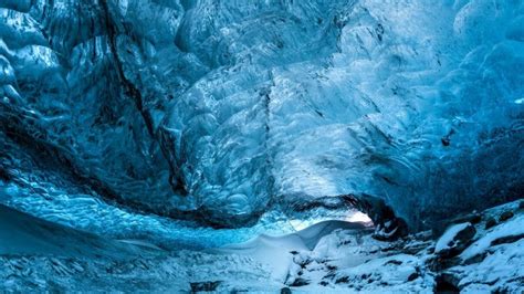 Ice Cave In Mendenhall Glacier Alaska Wallpaper Backiee