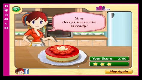 You need to upgrade your flash. Sara's Cooking Class : How To Play Berry Cheese Cake Game ...