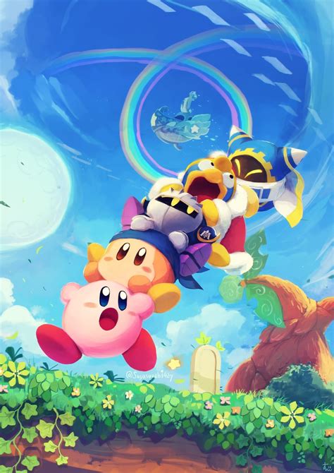 Kirby Meta Knight King Dedede Bandana Waddle Dee And Magolor Kirby