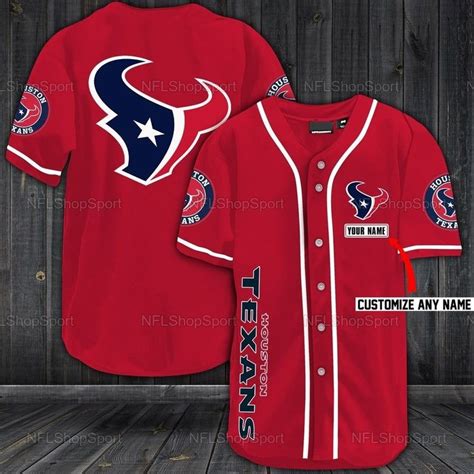 Houston Texans Nfl Baseball Jersey Meteew