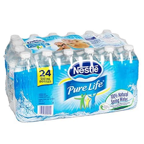 Nestle Pure Life 100 Natural Spring Water 24 Count 500ml — Deals From