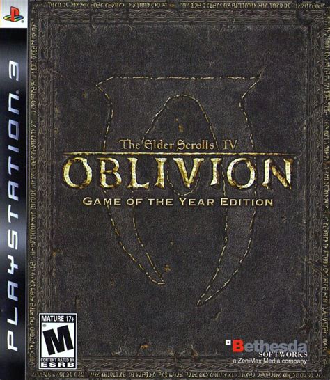 The Elder Scrolls Iv Oblivion Game Of The Year Edition 2007