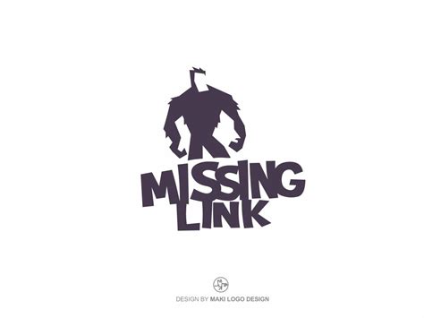 Yeti Missing Link Logo By Maki Sketch Logo Design On Dribbble