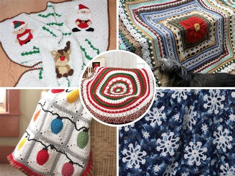 Christmas Blankets Ideas And Free Crochet Patterns
