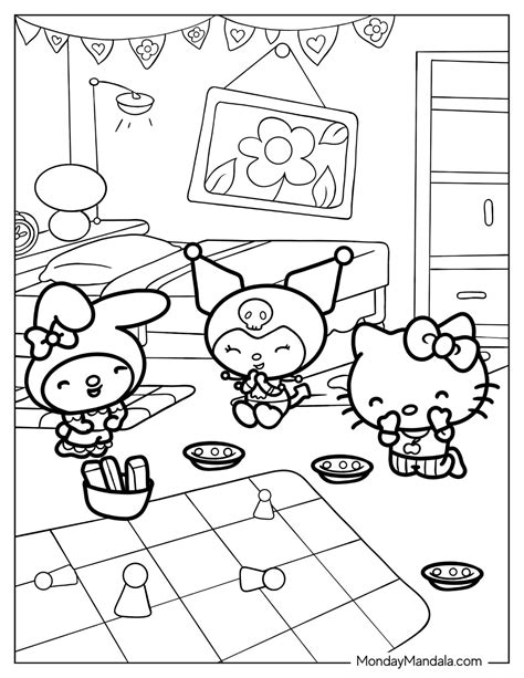 22 Kuromi Coloring Pages Free Pdf Printables 52 Off