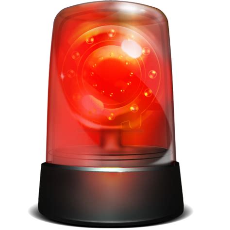 Alarm Red Robbery Siren Warning Icon Free Download