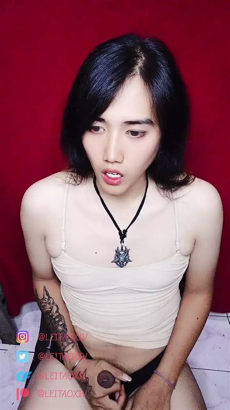 dumb asian shemale cum while watching sissy hypno full xhamster