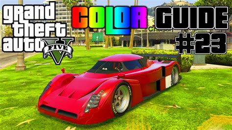 Gta V Ultimate Color Guide 23 Annis Re 7b Best Color Combinations