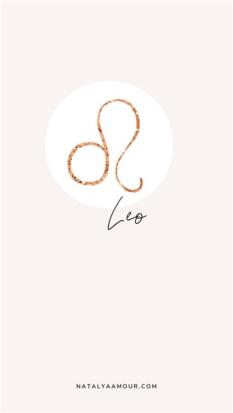 Leo Star Sign Phone Wallpaper Natalya Amour Leo Star Sign Zodiac