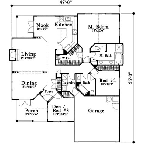 House 10538 Blueprint Details Floor Plans