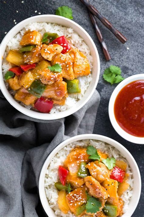 30 Minute Sweet And Sour Chicken Recipe Jessica Gavin