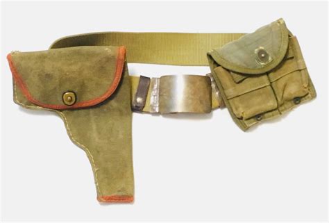 Viet Cong Jungle Made Tokarev K Belt Rig With Holster And Magazine Pouch Enemy Militaria