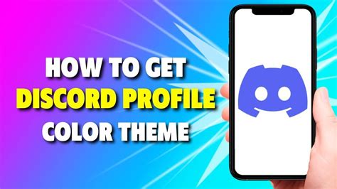 How To Get Discord Profile Color Theme Easy 2022 Youtube