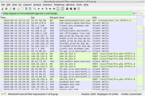 Wireshark Tutorial Display Filter Expressions