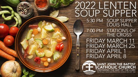 Lent Soup Supper — Sjb
