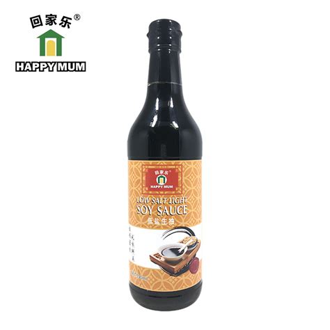 500ml Healthy Organic Low Sodium Soy Sauce Manufacturer Jolion Foods