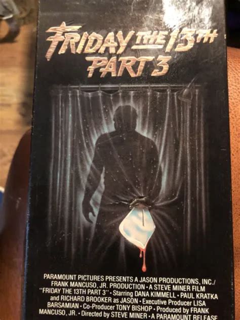 FRIDAY THE TH Part VHS Movie Paramount Release Horror Slasher PicClick UK