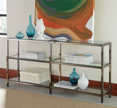 Industrial Metal Bookcase W Glass Shelves By Coaster Furniture Furniturepick