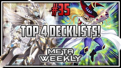 Top 4 Decklists Meta Weekly 35 Yu Gi Oh Duel Links Youtube