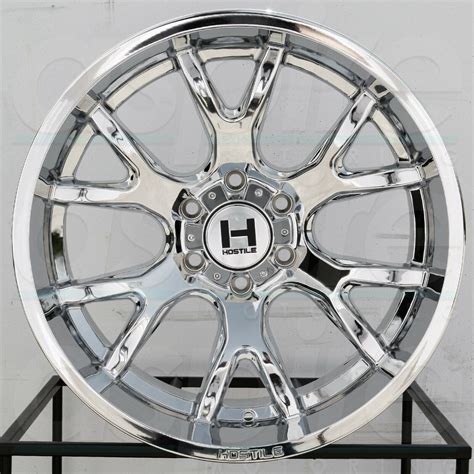 One 20x9 Hostile H113 Rage 8x170 0 Chrome Wheels Rims Wheels