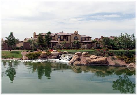 Fulton Ranch Waterfront Home In Chandler Phoenix Arizona Waterfront Homes
