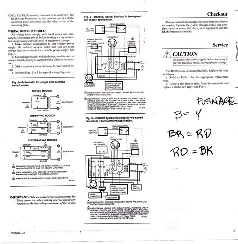 Signs that stand for the elements in the circuit, and lines that represent the connections between them. American Standard Furnace Wiring Diagram Database