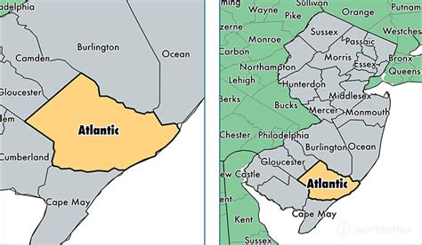 Atlantic County Map Of Towns