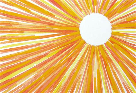 Aceo Original Watercolor Painting Mfbart Sun Shine By Deviltree