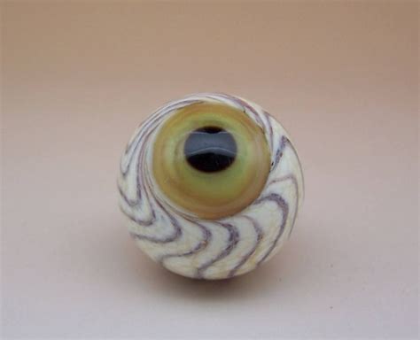 Beautiful Lampwork Glass Eyeball Marble With Light Green And Etsy Glass Eyeballs Lampwork