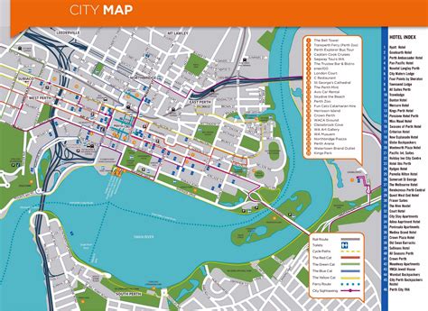 Perth Metro Map Printable
