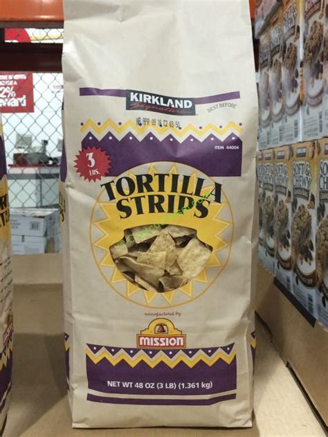 kirkland signature tortilla strips 48 ounce bag costcochaser 49500