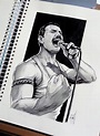 Freddie Mercury por Paul | Dibujando