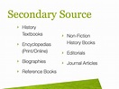 Types of Sources - Reading Rainbow!