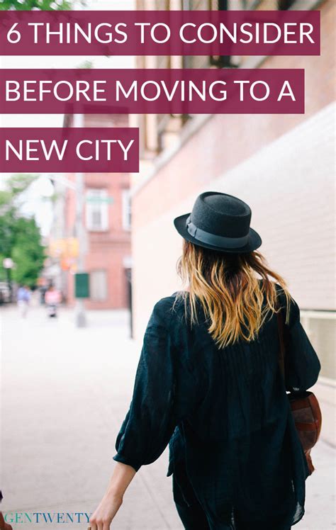 Major Things To Consider When Moving To A New City