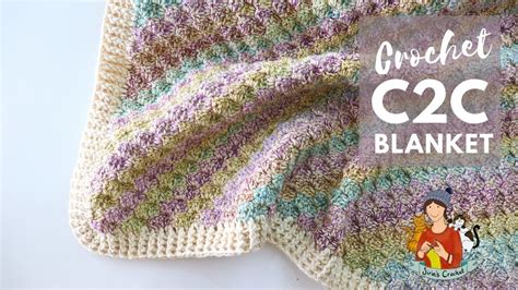 Crochet Simple And Fast Corner To Corner Baby Blanket C2c Youtube