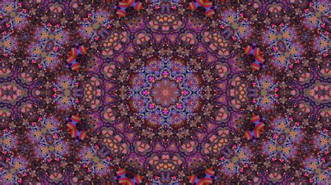Multicolored Trippy Fractal Pattern Hd Trippy Wallpapers Hd