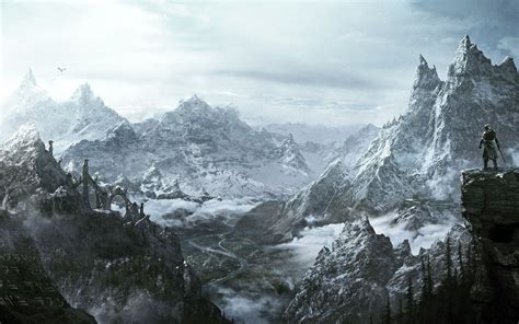 Wallpaper Landscape Video Games Fantasy Art Nature Snow Winter