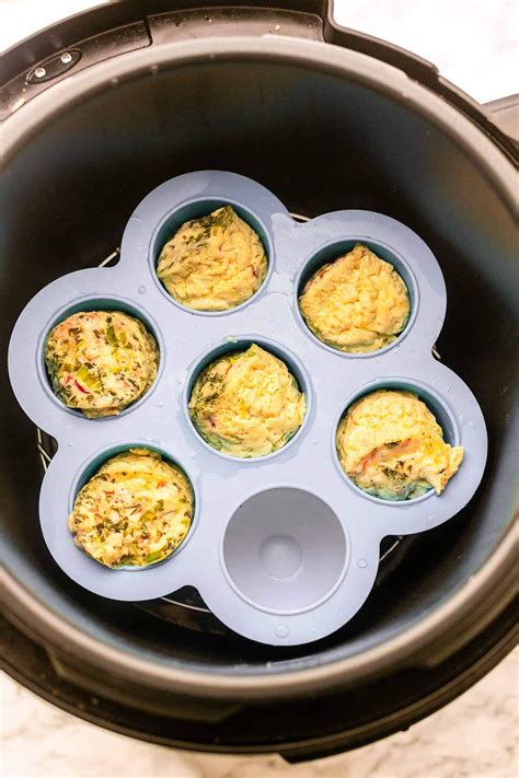 Set your eggs in the pot carefully, and add enough cold water to cover the eggs by about an inch. Instant Pot Egg Bites Without Cottage Cheese - Fast Food Bistro