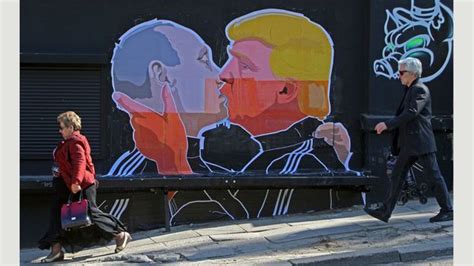 What Does The Trumpputin Kiss Really Mean Bbc Culture