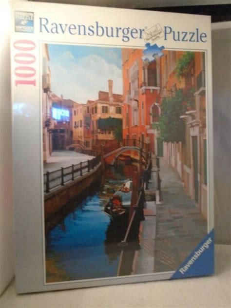 ravensburger 1000 piece puzzle venetian impressions canal in venice italy 20x27 for sale online