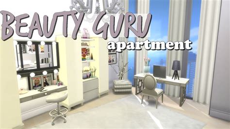 The Sims 4 Speed Build Beauty Guru Apartment Youtube