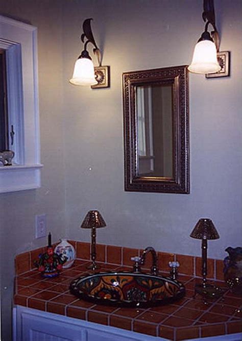 Mexican style bathroom vanity lighting. mexican bath idea | Small bathroom decor, Bathroom decor ...