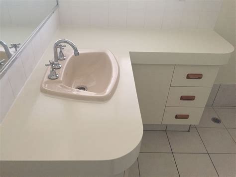 Feel free to ask any questions in the comments section below. Resurface Bathroom Vanity - Laminate Paint