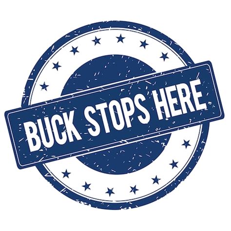 The Buck Stops Here Warwick Merry Csp Cvp