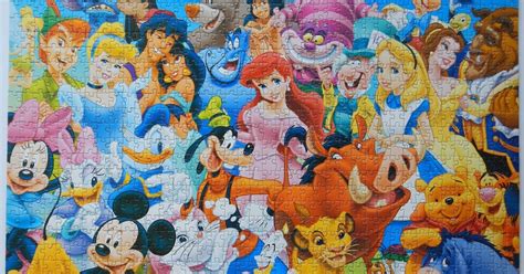 Jigsaw Puzzle Love Disney Collage
