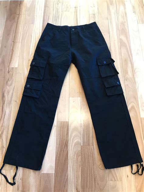 Vintage Cargo Pants Black Etsy