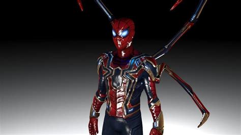 3d Asset Spider Man From Infinity War And Endgame