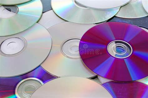 Cd Dvd Reflective Shiny Cd Dvds Blue Ray Texture Pattern Stock Image Image Of Color Closeup