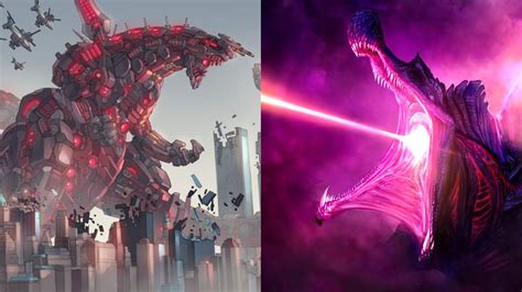 Shin Mecha Godzilla Vs Shin Biollante Youtube